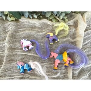 1988 Little Beauties micro horses Multi Toy Corp vintage‎ retro toys
